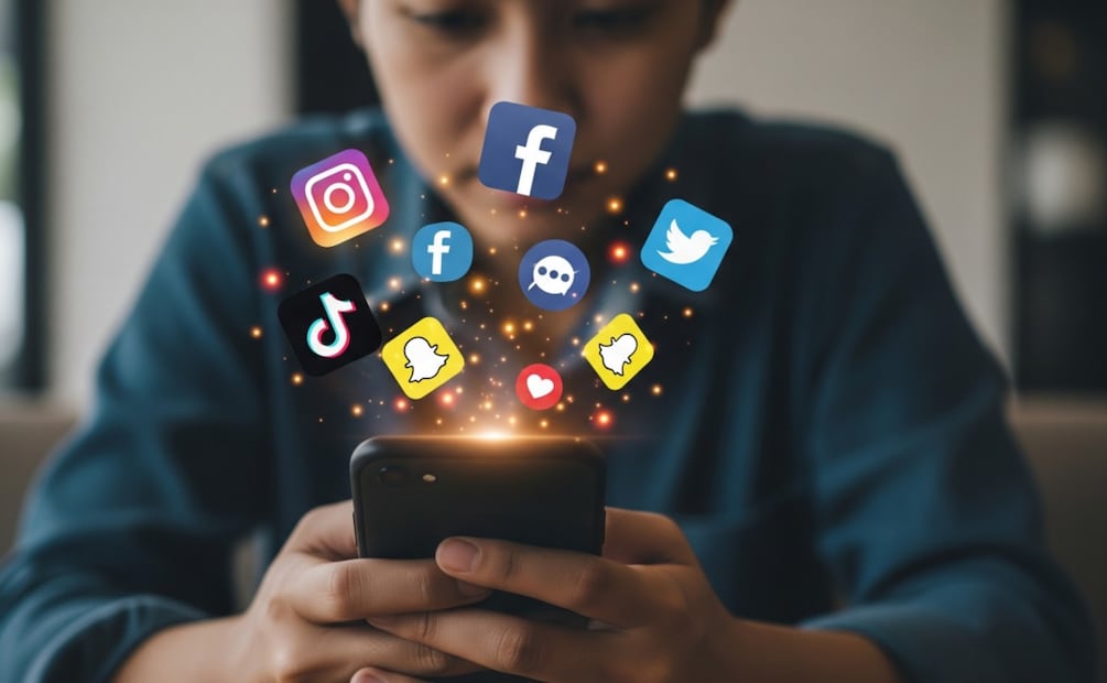 Ahorra con Telcel: paga una vez y disfruta redes sociales y GB extra durante medio o un año. (Foto: Creada con IA)