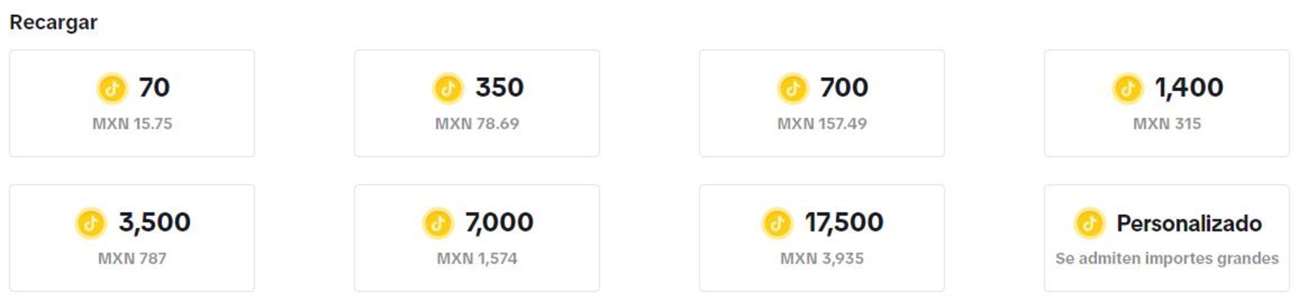 Los seguidores pueden comprar monedas con dinero real para enviar regalos a sus creadores favoritos. (Foto: Captura)