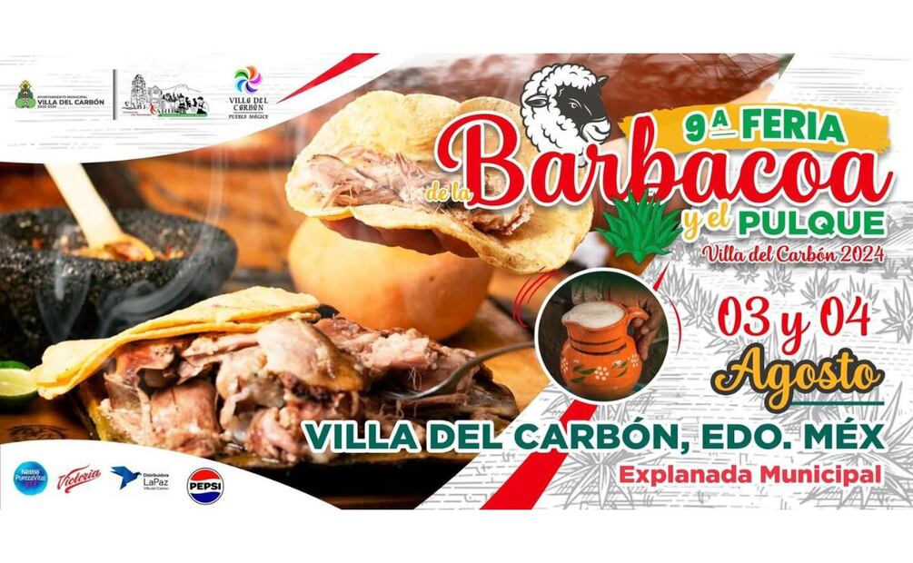Feria de la Barbacoa y el Pulque en Villa del Carbón. (Foto: Captura de pantalla)