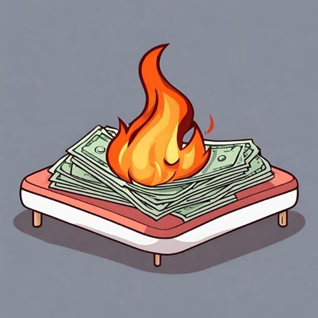 Si ahorras dinero debajo del colchón, perderá su valor con el paso del tiempo. (Foto: Generada con Inteligencia Artificial)