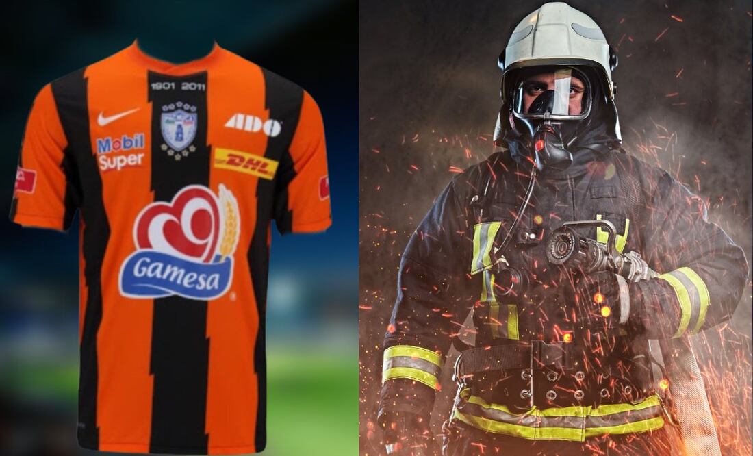 Familia vende un jersey conmemorativo del Pachuca, para salvar la vida de exbombero.  (Foto: Captura de pantalla)