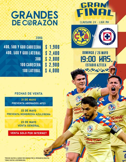 Precio de los boletos para la final de vuelta. (Foto: Redes sociales)