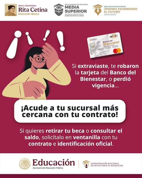 Reposición de tarjeta. (Foto: X de la CNBBBJ)