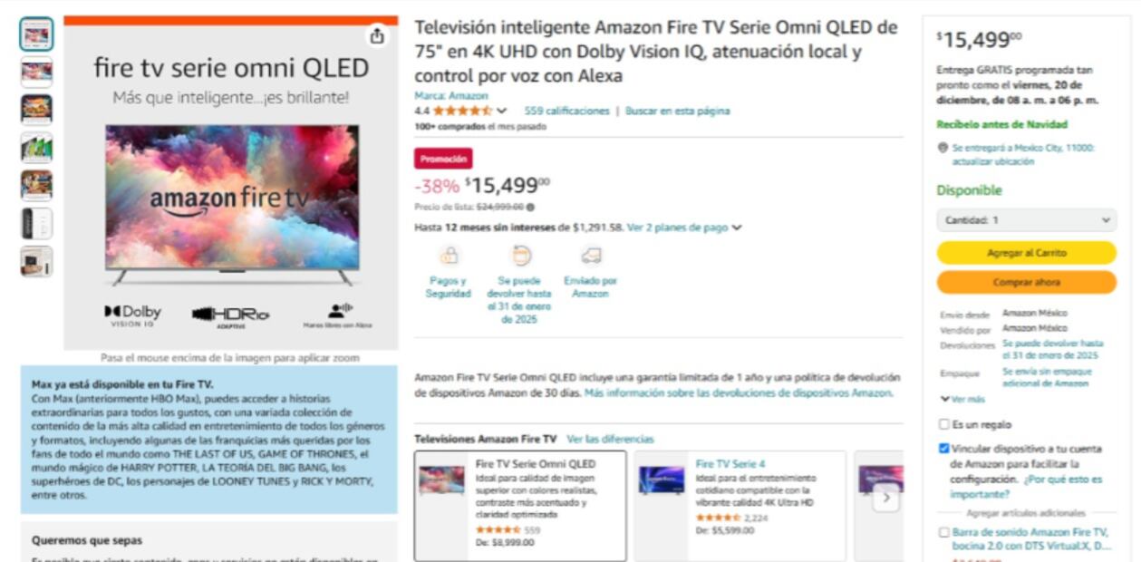 Smart TV. (Foto: Captura de pantalla)