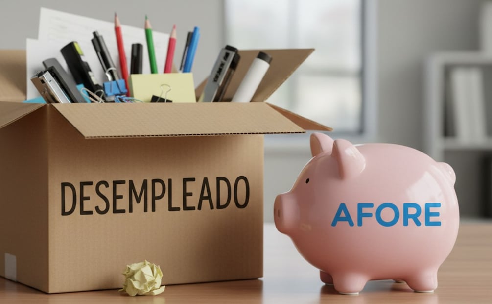 Afore IMSS: Cómo retirar dinero si estás desempleado en México. (Foto: Creada con IA)