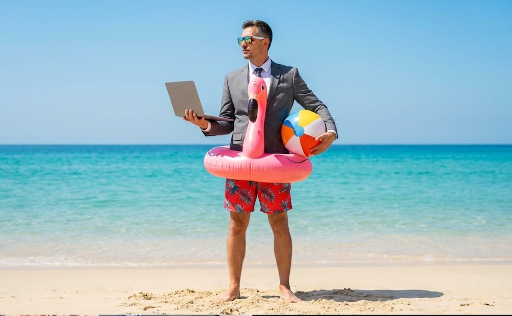 ¿Vacaciones sin dinero? Fonacot te presta hasta 4 meses de sueldo para Semana Santa. (Foto: Creada con IA)