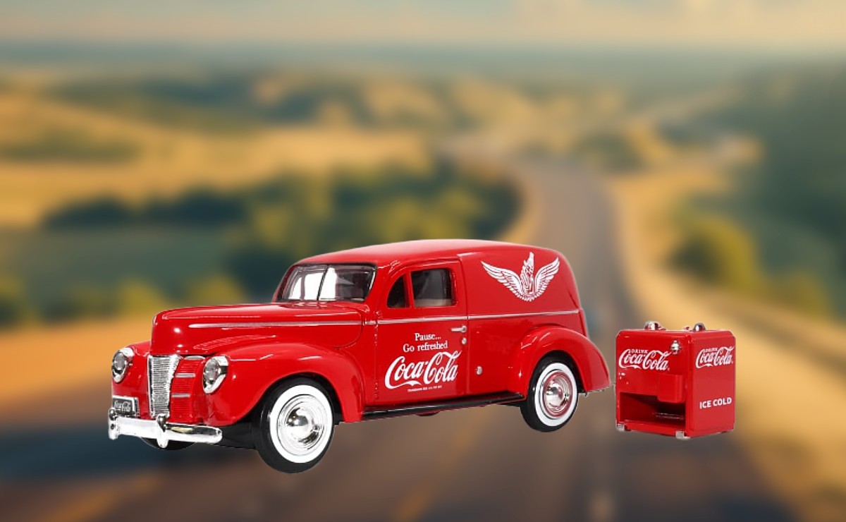 ¿Qué regalarle a papá? Este clásico Ford 1940 de colección con Coca-Cola es tendencia en México. (Foto: DeDinero)