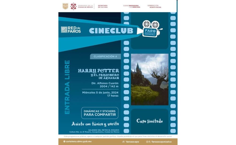 Función gratuita de Harry Potter y el Prisionero de Azkaban. (Foto: Captura de pantalla)