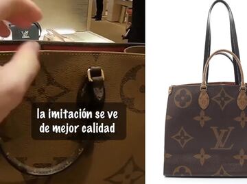Joven demuestra que su bolso chino Louis Vuitton de 100 dólares es igual al de 490 mil dólares