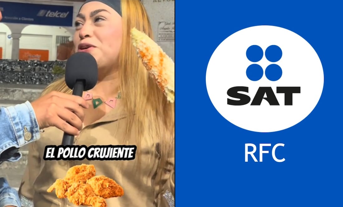Confunde el RFC con KFC en TikTok: entre risas y trámites fiscales, ¿sabes tú la diferencia?. (Foto: Captura de pantalla)