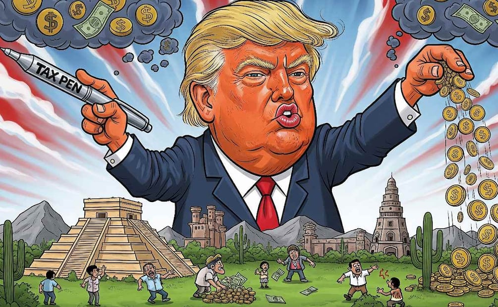 ¿Cuáles son los aranceles de Trump a México? (Foto: Creada con IA)