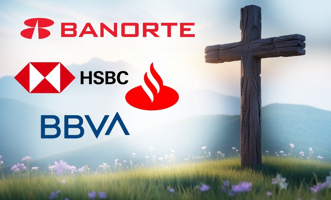 Semana Santa 2025: ¿Habrá servicio en los bancos o cerrarán sus puertas?. (Foto: Creada con IA)