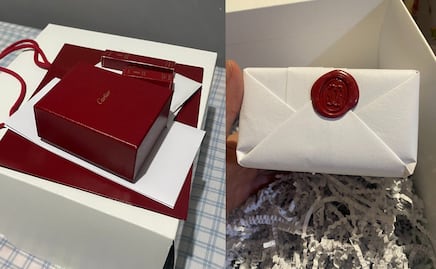 Tiktoker compra el brazalete más barato de Cartier con una quincena, se sorprendió al abrir la caja