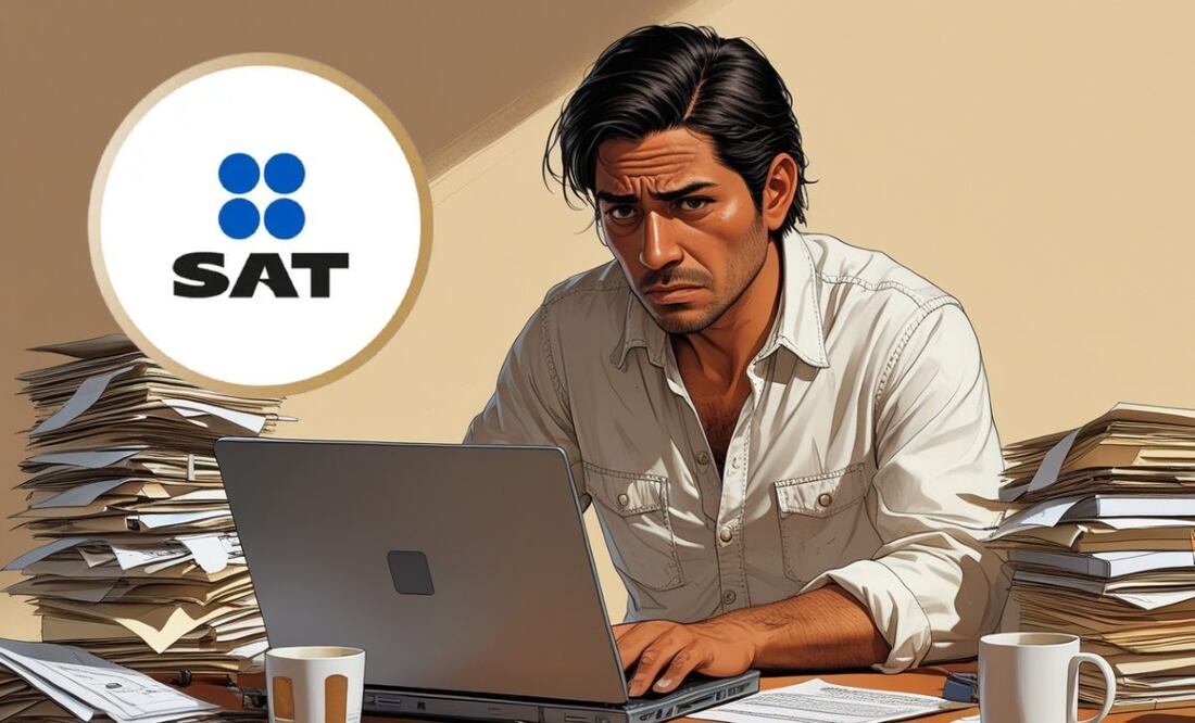Descubre cómo corregir tu declaración anual del SAT del 2024. (Foto: Creada con IA)