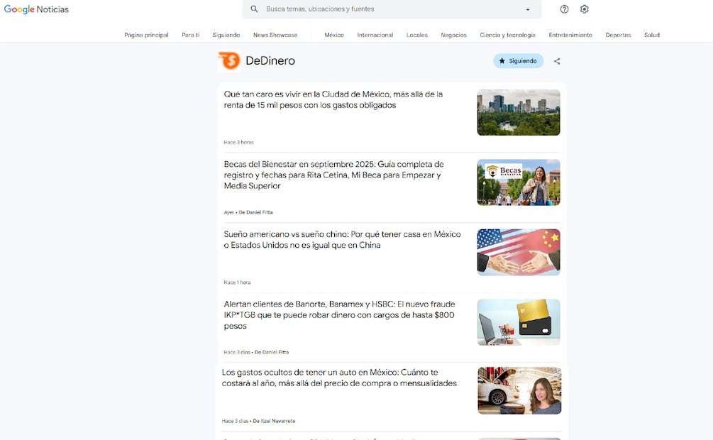 Sigue a DeDinero en Google News y accede a becas, pensiones e Infonavit. (Foto: Captura de pantalla)