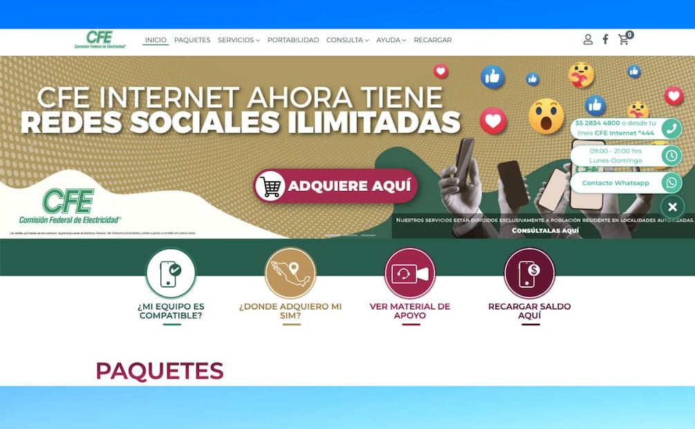 ¿Cómo funciona CFE Internet? (Foto: DeDinero)