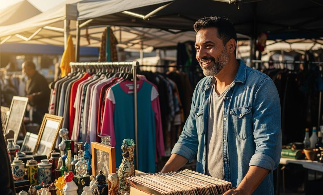 Ropa, gadgets y más: por qué elegir productos de segunda mano. (Foto: Creada con IA)