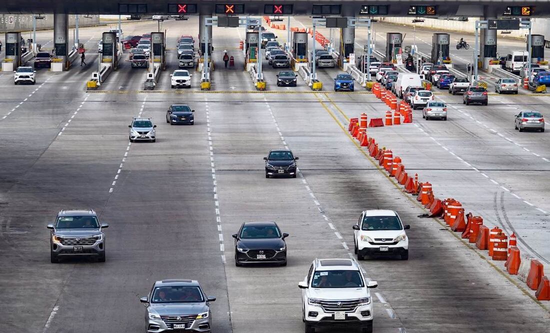 Cierre parcial de la autopista México-Cuernavaca (Foto: Cuartoscuro)