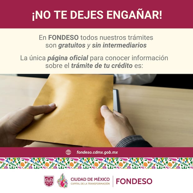 Crédito FONDESO. (Foto: X del Fondeso)