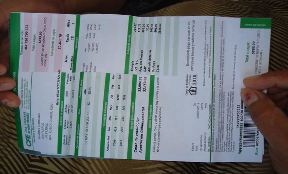 Estos son los estados y ciudades de México en donde se ajustará la tarifa de luz. (Foto: DeDinero)