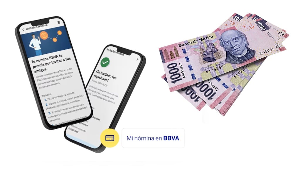Recibe tu quincena en BBVA: Guía para pasar tu salario a BBVA desde Banorte, Santander o HSBC. (Foto: Captura de pantalla)