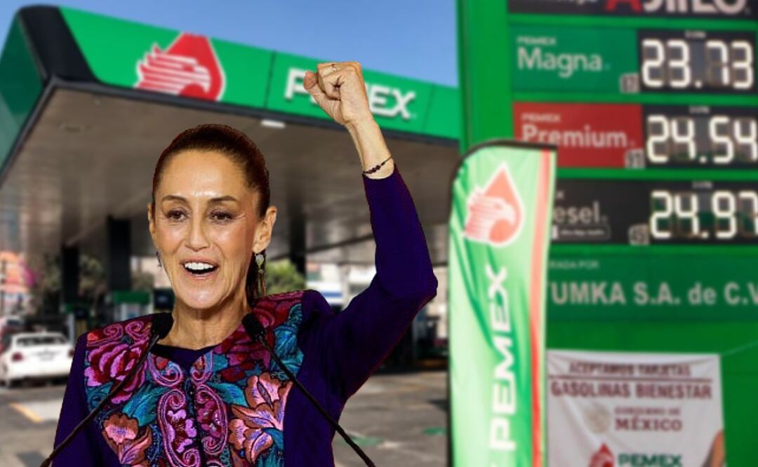 Entérate. Sheinbaum le dice adíos al gasolinazo. (Foto: DeDinero)