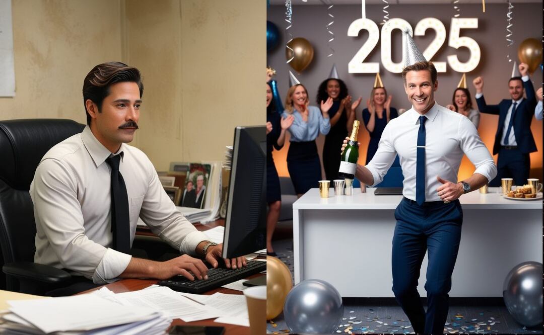 ¿Se trabaja el 31 de diciembre y 1 de enero? Descubre cuáles son los días festivos oficiales para cerrar el 2024. (Foto: Creada con IA)