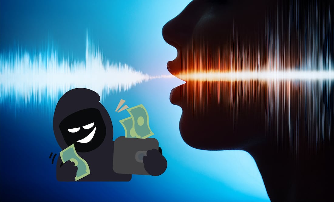 La clonación de voz con IA ya se perfila como una de las estafas digitales más peligrosas de 2025, según la SSPC (Foto: Canva)