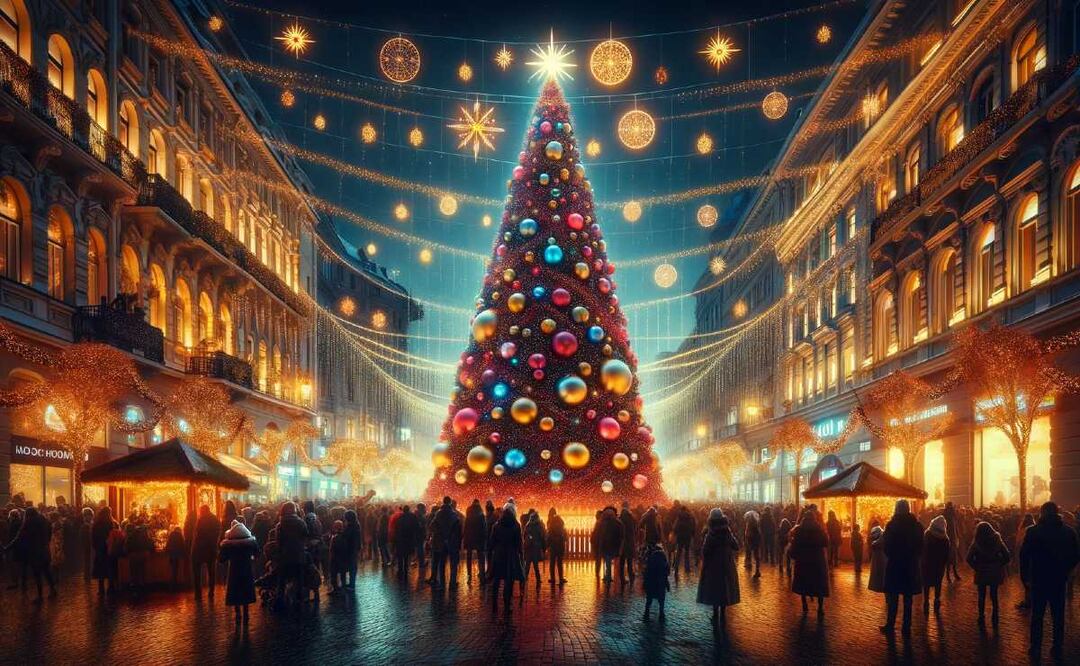 La Feria del Árbol y la Esfera en Chignahuapan, un evento único en esta región de México. (Foto: DeDinero)