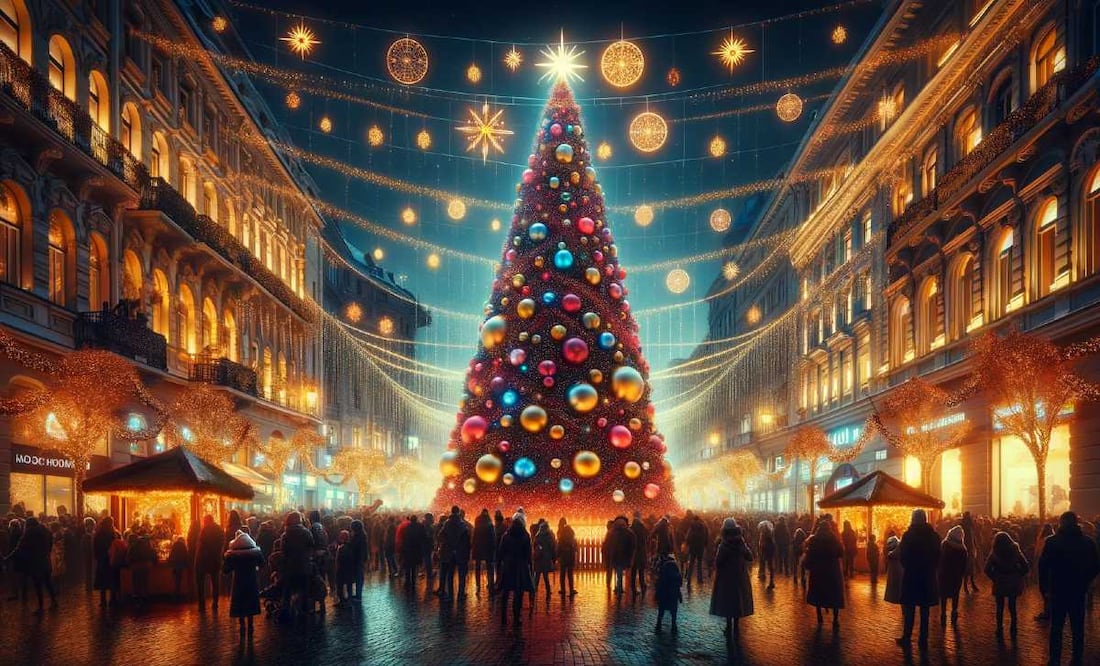 La Feria del Árbol y la Esfera en Chignahuapan, un evento único en esta región de México. (Foto: DeDinero)