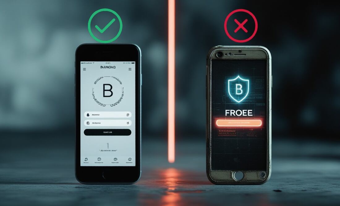Cuidado con las apps falsas: Consejos clave para verificar la autenticidad de tu banco en línea. (Foto: DeDinero)