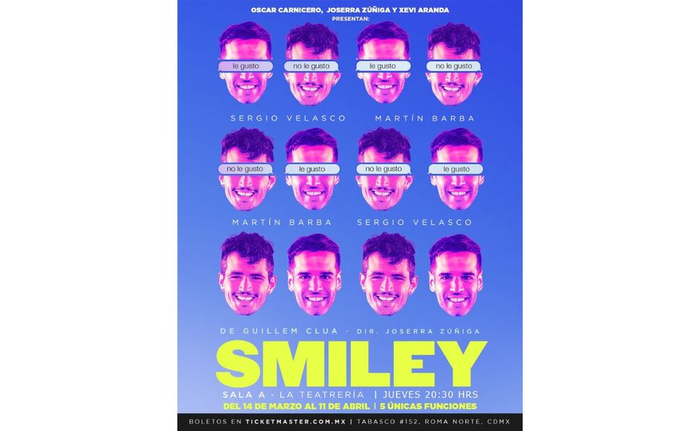 Presentaciones de “Smiley”. (Foto: Captura de pantalla)