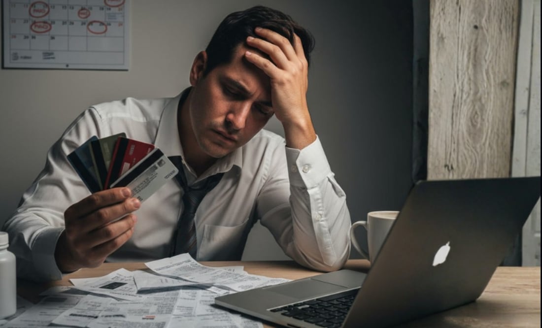 Consejos de la Condusef para liquidar tus deudas y cerrar el año con tranquilidad económica. (Foto: Creada con IA)