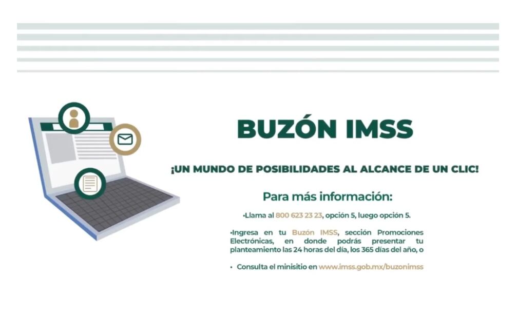 Activa el nuevo Buzón IMSS. (Foto: Captura de pantalla)