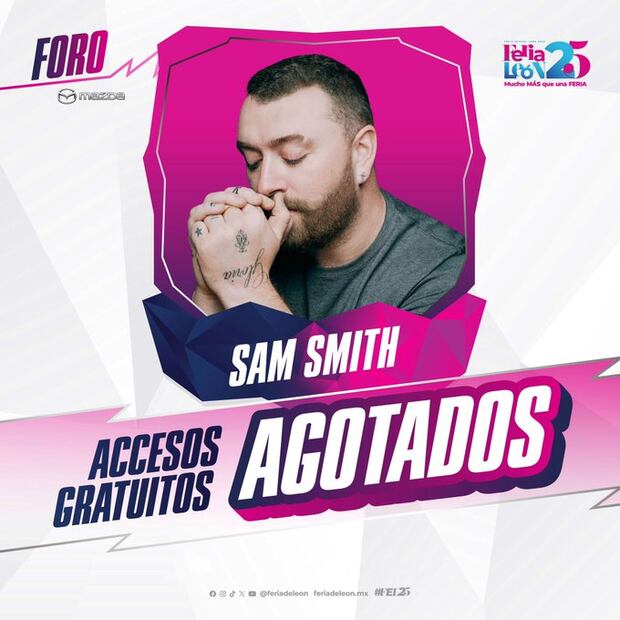 Boletos Sam Smith. (Foto: Redes sociales)
