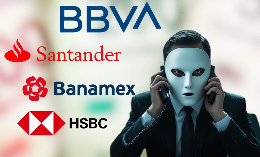 Ten cuidado, así te engañan los estafadores haciéndose pasar por tu banco. (Foto: Creada con IA)