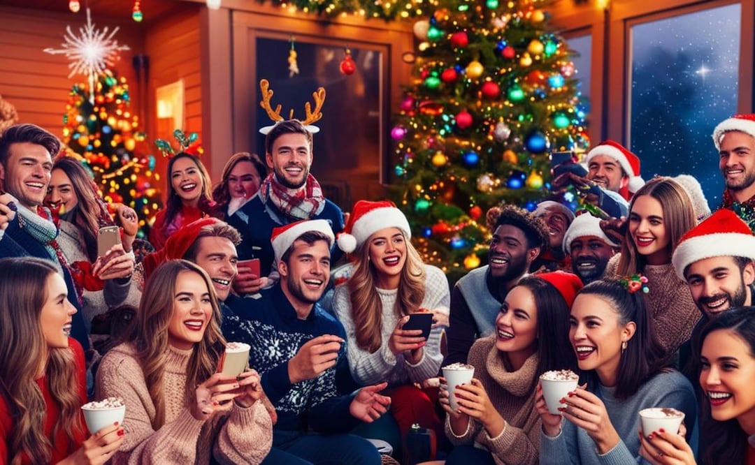 Descubre cómo organizar una posada navideña sin gastarte todo tu aguinaldo. (Foto: Creada con IA)