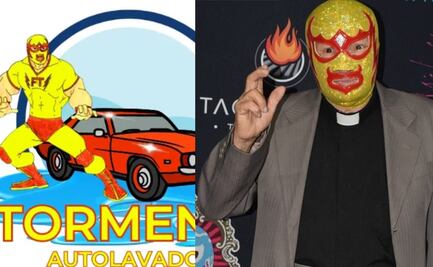 Fray Tormenta, el sacerdote luchador, abre un autolavado para enfrentar su enfermedad