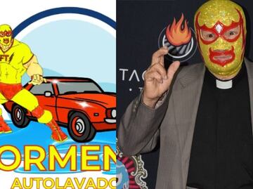 Fray Tormenta, el sacerdote luchador, abre un autolavado para enfrentar su enfermedad