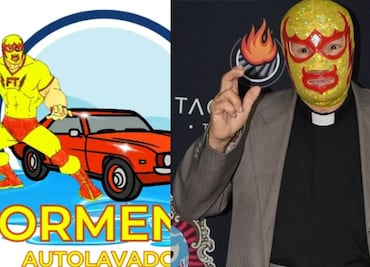 Fray Tormenta, el sacerdote luchador, abre un autolavado para enfrentar su enfermedad