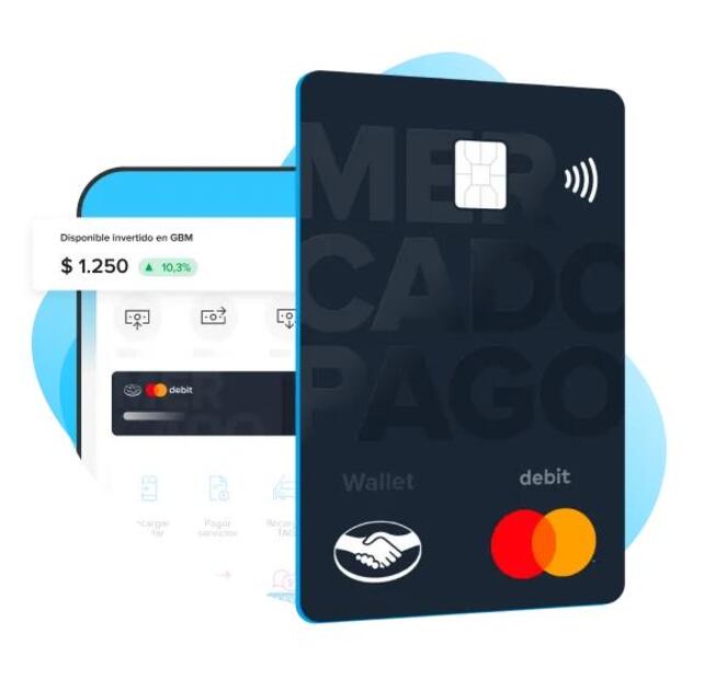 Puedes utilizar tu dinero invertido por GBM para realizar pagos con tu tarjeta de débito. (Foto: Mercado Pago)