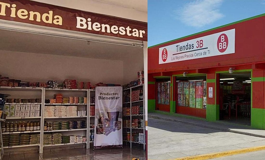 Tiendas Bienestar vs Tiendas 3B. (Foto: Captura de pantalla)