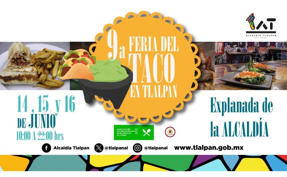Feria del taco en la alcaldía Tlalpan. (Foto: Captura de pantalla)