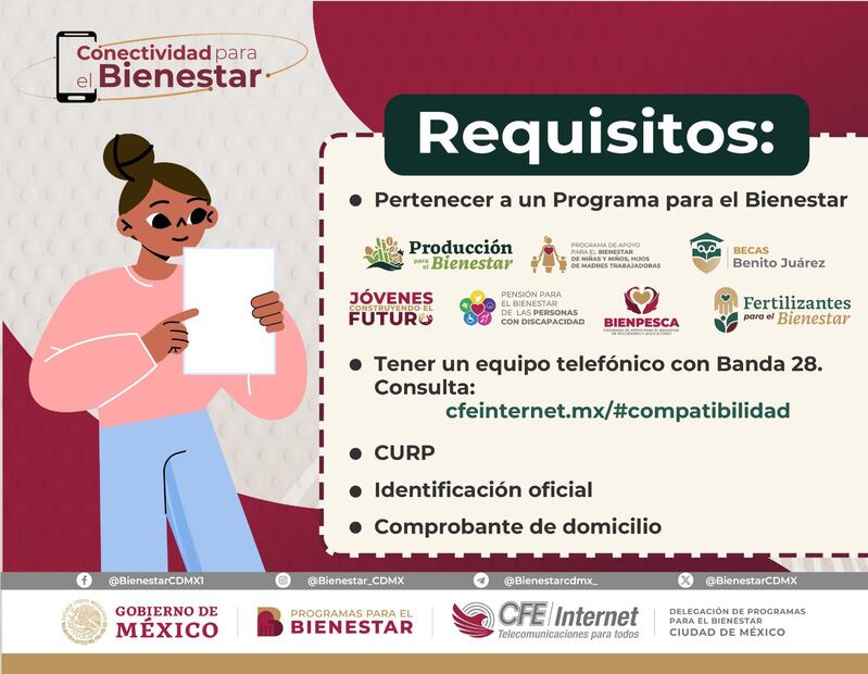 Requisitos para obtener el chip de la CFE. (Foto: Redes sociales)