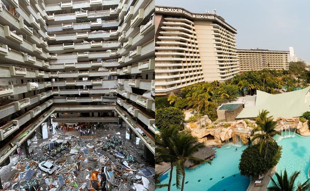 Esto muestra el enorme daño material que puede causar un huracán en México. (Foto: Cuartoscuro y página web del hotel)