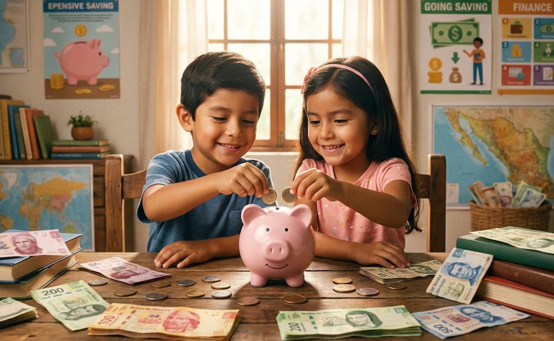 Mejores cuentas de ahorro para niños según Profeco: Haz que el dinero de tus hijos rinda hoy mismo. (Foto: Creada con IA)
