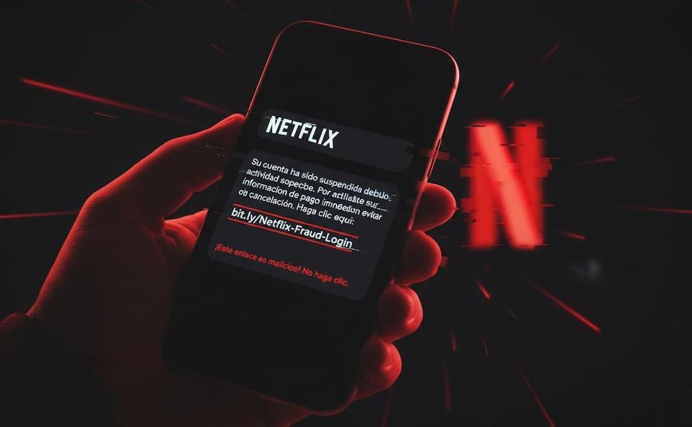 Netflix alerta por nuevo fraude: así puedes evitar caer en mensajes falsos que buscan tus datos. (Foto: Creada con IA)