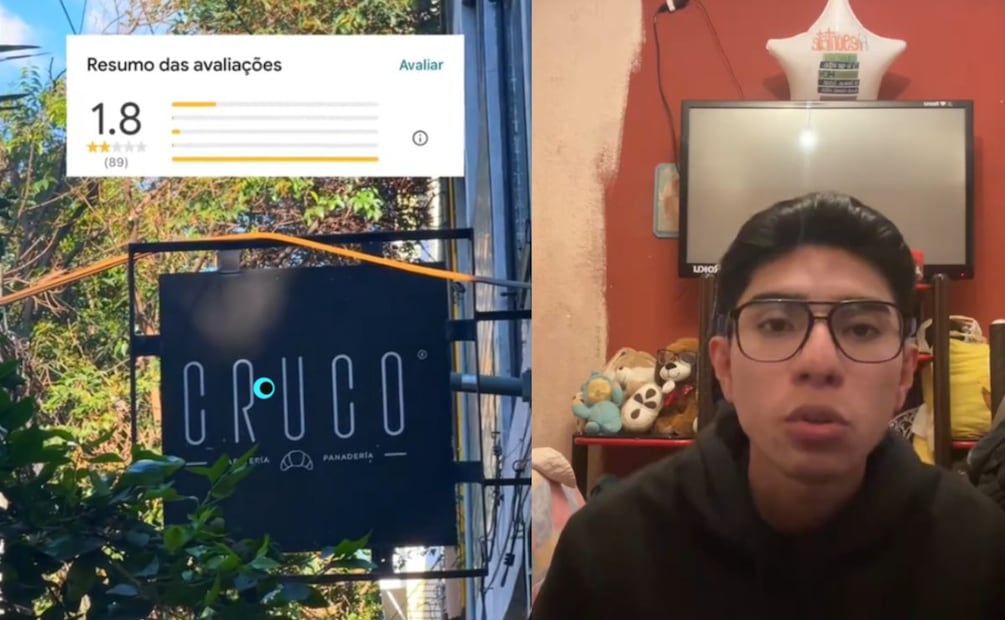 Trabajador exhibe maltrato, falta de pago y ausencia de prestaciones laborales en cafetería en CDMX en TikTok. (Foto: Captura de pantalla)