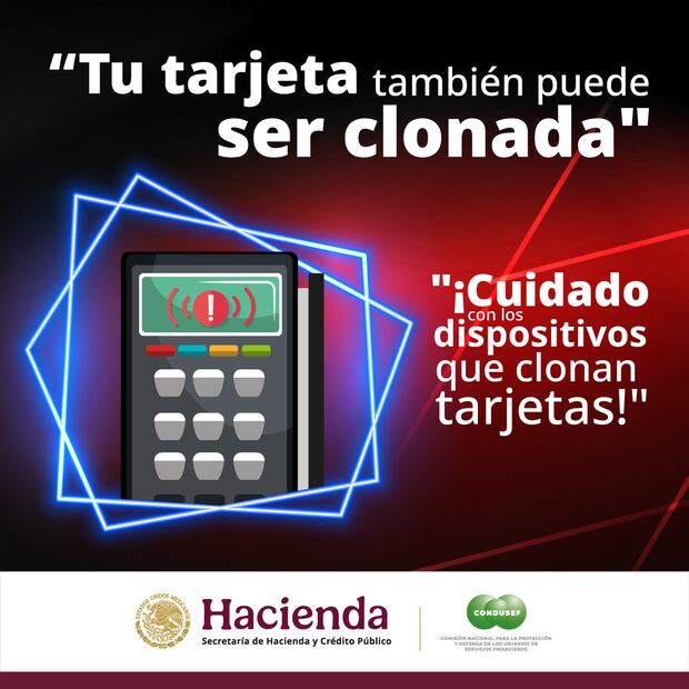 Skimming en México. (X de la Condusef)