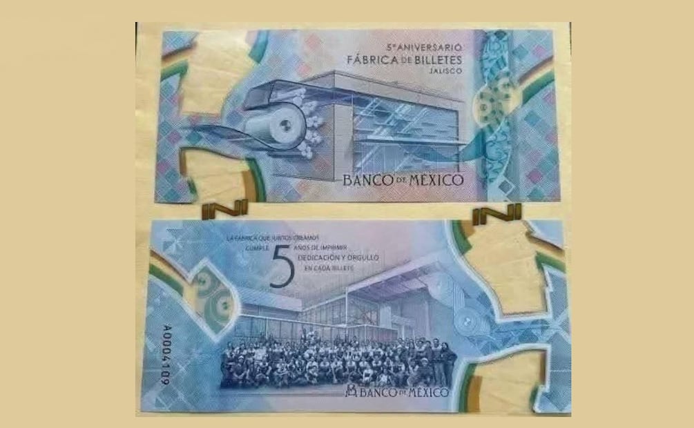 Billete de 5 pesos verídico pero sin valor. (Foto: Redes sociales)